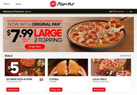 Best pizza deal near me. Order online with foodpanda for pizza delivery if you are indoor. • The Pantry: pick the European options of pizza with numerous vegan options. Get pizza deals like no other appropriate for your medical restrictions. • Pizza Hut: visit this eatery at several branches in Lahore for your pizza varieties and take-away. 