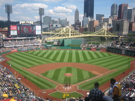 Best place to sit at pnc park. Aug 2015. Section 108, Row R, Seats 3,4. ★★★★★. These seats were aligned great for a comfortable view of the home plate area, and a complete view of the entire field. Much closer to the outfield you would be challenged to keep up with the out of town scores but not these seats. 