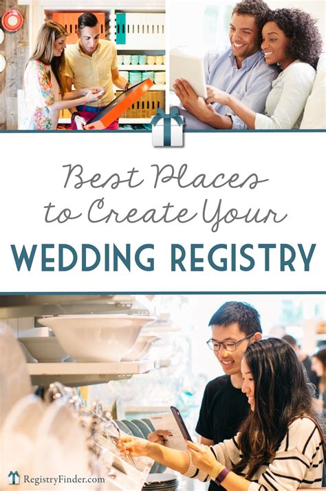 Best places to register for wedding. Find out where to register for your wedding gifts from a list of the best wedding registry websites, including Amazon, Bloomingdale's, Bed Bath and Beyond, an… 