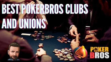 PokerBros Clubs has 3 of the Best PokerBros Clubs. Snap Poker club code 190518 Diamond Union Largest Pokerbros Union with 24/7 holdem, plo, and tournaments. The Flip Side Pokerbros club code 26670 Panamericana Union One of the original Pokerbros clubs with great plo action and the highest limits. Falling Rocks Pokerbros club 186346 RGS Union