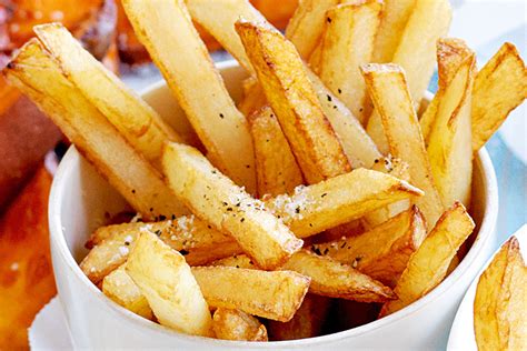 Best potatoes for fries. How to Make the Best Sweet Potato Fries · Step one, Scrub sweet potatoes clean and cut into fries. · Step two, Season the fries and toss with oil. · Step three... 