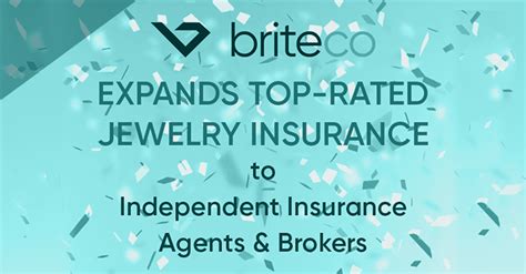Here are the best places to buy jewelry insurance right now. 1. BriteCo. BriteCo offers affordable jewelry insurance that covers up to 125% of your ring's appraised value. Your coverage values are even updated each year at renewal.. 
