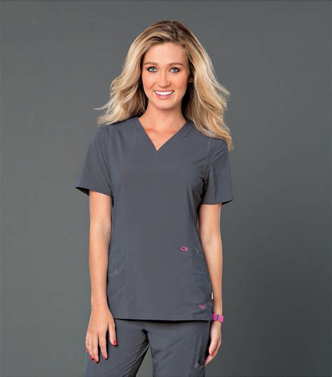 Best rated scrubs. In fact, Dickie’s were rated in a 2020 survey of top-ten scrubs brands for the extra pockets on their scrubs and overall durability. 6. Maevn Blossom 1202 3 Pocket V-Neck Top. MedSurg ICU nurse Rachael Ballard swears by Maevn scrubs. “The reason I love them so much is because they are made of comfortable and … 