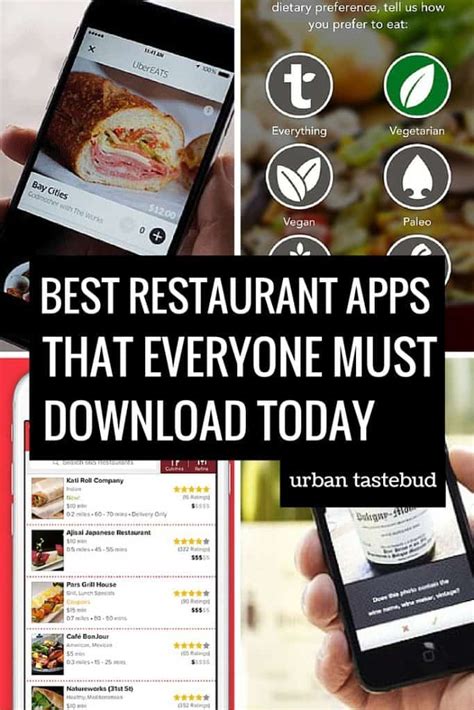 Best restaurant apps. 