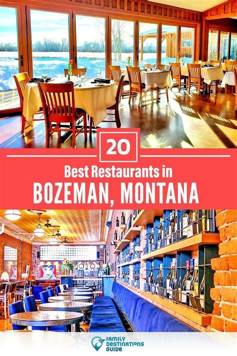 Best restaurants in bozeman. Apr 1, 2023 ... Cafe Fresco. Just off of Main Street is Cafe Fresco, some of the best Italian food you can find in Bozeman. With Bozeman Creek flowing beside ... 