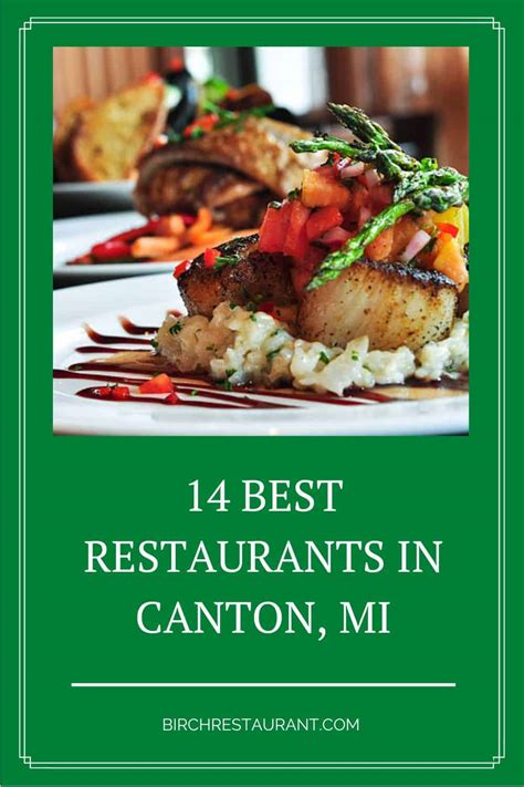 Best restaurants in canton mi. 