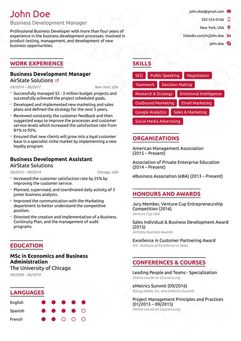 Best resume format. The best resume templates present your information in a clear, concise way, in keeping with the right resume format (which, for most candidates, will be the reverse-chronological resume layout). They use the correct resume margins and spacing, and include enough white space to guide the reader’s eye. 