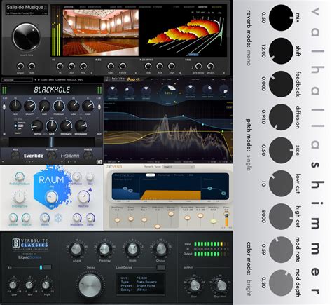 Best reverb plugins. The current flagship plugin under LiquidSonics’ recently-acquired Reverb Foundry brand is a stunning “character ensemble” reverb catering to channel counts up to 7.1.6, with the bottomless depth of adaptability and adjustment that only a fully algorithmic design can bring. Tai Chi offers five reflection modes (Room, Hall, Church, Garage ... 