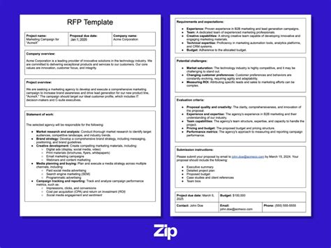 Best rfp examples.  Find RFP examples for various categories and industries, s...