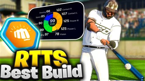 OK, here's the build. Two-way player, Cheesy Slugger archetype (bronze & silver), then Swolhei archetype (gold & diamond). Here's the Perks I have on him: Diamond Control III, Diamond Contact IV, Diamond Control I, Diamond Contact I . Here's the Equipment I have on him: Bat (MLB The Show 23 Captain), Batting Gloves (Diamond Pittards Reserve), …. 