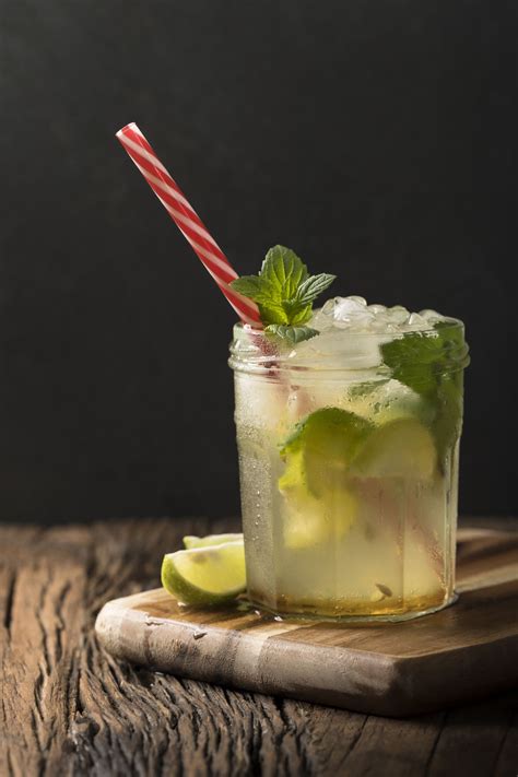 Best rum for mojitos. Start off by boiling a handful of ginger mint, chopped with an equal part granulated sugar to water ratio in a small sauce pan. Bring the mix to a boil for five minutes, cool and strain out the leaves, or leave them in for a wicked looking bottle of simple syrup. 