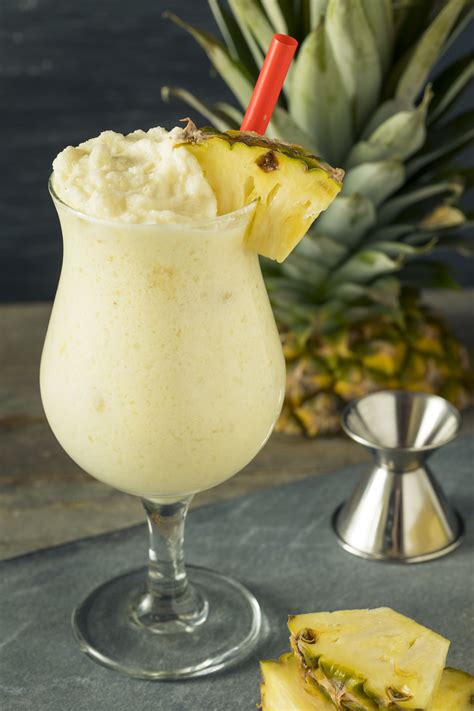 Best rum for pina colada. To a blender, add 2 cups of ice, cream of coconut, pineapple juice, lime juice, and Lyre's White Rum. Blend until smooth, then pour into a chilled hurricane glass. Garnish with a pineapple wedge and a couple of pineapple leaves. Serve immediately. 