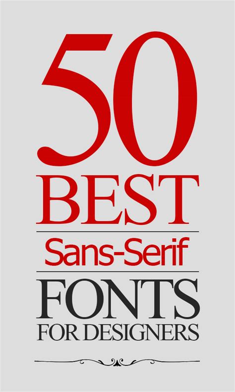 Best sans serif fonts. If you need to refresh or beef up your font library, this carefully hand-picked collection of free sans serif fonts are awesome to have on hand. 1. Alegre Sans. Download Alegre Sans at dafont.com. 2. Basic Title Font. Download Basic Title Font at dafont.com. 3. Bebas Neue. 