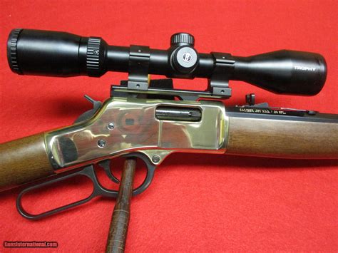 Below are the TRUGLO sight sets for Henry Rifles: TG112: Henry Golden Boy .22LR, Henry Big Boy .44 Magnum (Listed as .450 in.) TG114: Henry Golden Boy .22 Mag/.17HMR Henry Big Boy .357 Magnum/.45 Long Colt (Listes as .500 in.). 