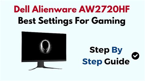Best settings for alienware aw2720hf. In this video, we explore the optimal settings for...