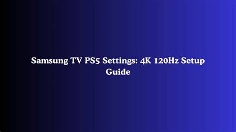 Best settings for gaming on samsung 4k tv.  Learn about TV technology ...