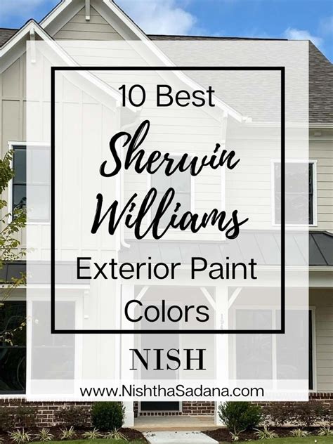 Best sherwin williams exterior paint. Expert Picks - Cool Neutrals. These cool, handpicked neutrals emphasize a calm mood while pairing easily with a wide range of hues. Night Out SW 9560. SW 9166. Drift of Mist. SW 9548. Sweater Weather. Emerald Designer Edition. SW 7652. 