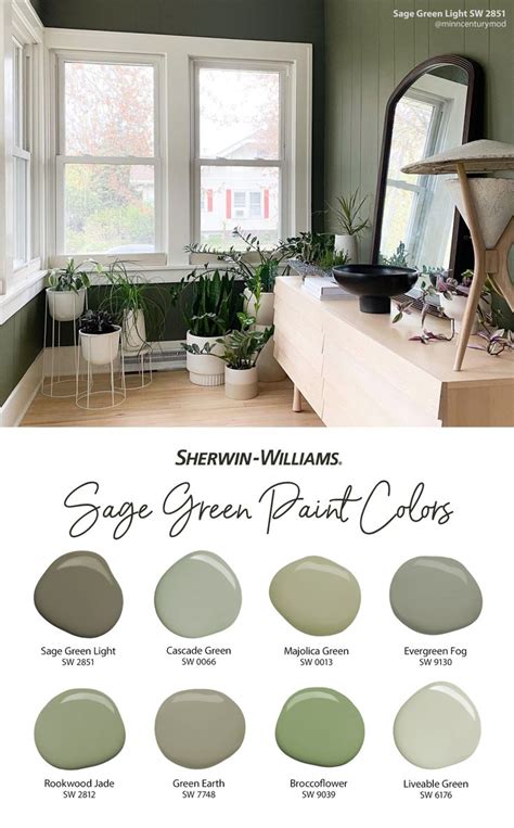 Evergreen Fog. Courtesy of Sherwin-Williams. Add color in a calming and sophisticated way with a fresh coat of Evergreen Fog. Wadden calls it a versatile, chameleon color. "This color is the perfect balance between a neutral and a fun color", as it mixes greens and grays for a timeless look.. 