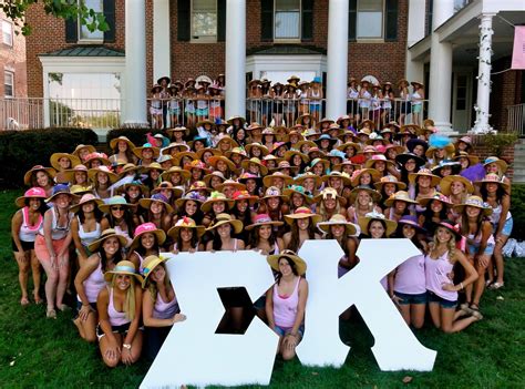 Best sororities at ku. 6. Chi Omega, another sorority in the National Panhellenic Conference. 7. Delta Delta Delta, this sorority has the motto " let us steadfastly love one another". 8. Delta Gamma, the Delta Gamma sisterhood has the simple motto "do good". 9. Gamma Phi Beta (Chapters), " founded on a rock" is its motto. 10. 