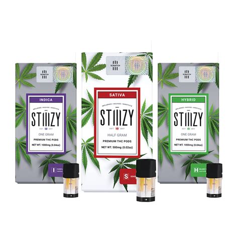 Founded in 2017 as a pioneering vape company, STIIIZY evolved into so much more. Today, STIIIZY has become one of the world's most treasured cannabis brands with its class defining retail stores and amazing cannabis products Always innovating, always inspiring, always influencing: that's us. Let's take it to new heights. #STAYSTIIIZY. PODS