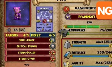 Best storm pet wizard101. Triple damage, reinforce, armor breaker, mighty. Depends on your level, earlier in the game storm is still really squishy and could benefit from two resist talents, along with 3 damage talents and mighty. Later on, quint damage is the way to go. My face pet has Storm Dealer/Bringer/Giver (socketed) both resist talents, and Storm aura maycast. 