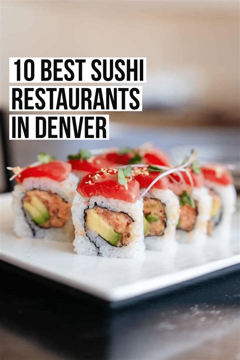 Best sushi denver. Temaki Den. Sushi. Rino. $$$$Perfect For:Happy Hour Eating At The Bar People Watching. … 