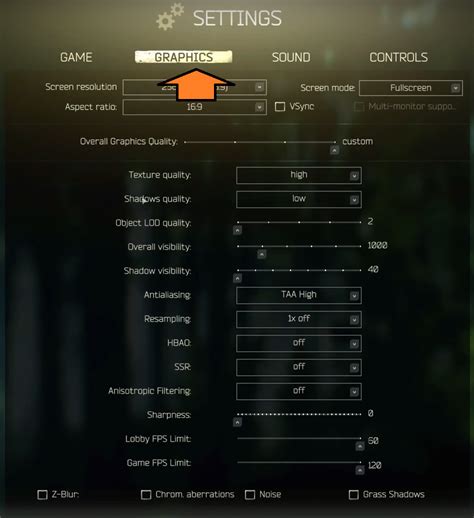 Click on the “Settings” gear in the bottom right corner of your EFT cl