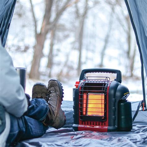 As one of the best camping heaters, this device is perfectly portable and compact. It weighs less than 3 pounds and is just 6" high with a 4" x 4" base. You can easily tuck this in your cold-weather camping gear without a fuss. ... Propane heaters for camping; Wood burning tent stoves; Staying Warm While Camping: Candles, Hot Water ...