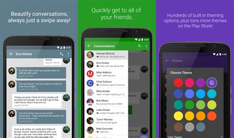 Best texting app for android. Price: Free / Up to $6.99. TypeApp Email is a fairly run-of-the-mill email client. It does all of the stuff you would expect. That includes support for most email services, a unified inbox, push ... 