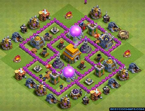 COC Town Hall 6 Farming Base Copy Paste. This bes