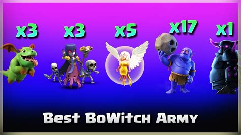 Zap witch attack for TH11. Recommended army comp for zap witches: Troops: - 3x Golems - 5x Wall Breakers - 13x witches - 1x Wizard Spells: - 2x Quake - 8x Zap - 1x Freeze/poison ... NOTES: I have found SB works best with this attack, the recommended CC is written up according to that. WW can still work well, it is best to fill it with something .... 
