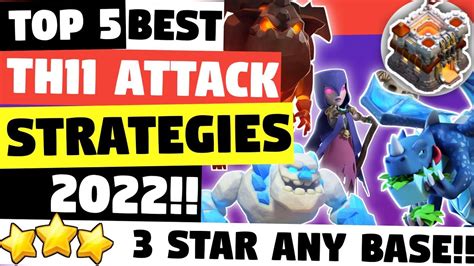 Aug 4, 2022 · Top 5 best TH11 attack strategies in Clash Of Clans 2022! Hey in this video we are counting down the best town hall 11 attack strategies in COC. I've used al... . 