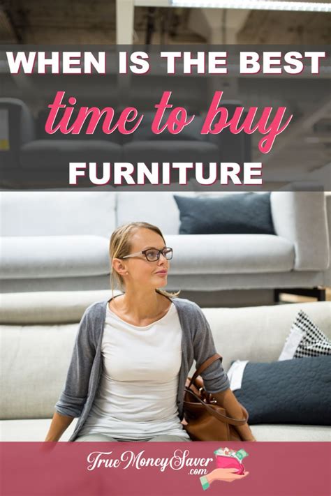 Best time of year to buy furniture. While January is also a great month to buy furniture (post-Christmas sales, new styles are released in February), July wins out over January because: Bringing your furniture home in snowy weather conditions is difficult. Overall furniture sales are down in the summer making the discounts go up. New furniture styles are also released in … 