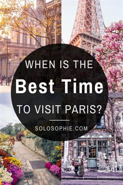 Best time to go to paris. Best time to visit Paris. Winter may not be the best time to visit Paris due to the weather conditions. Winter in Paris is usually wet, and the temperatures are between +3C to +6C. The upside of visiting Paris in winter is the city is less crowded and cheaper. You can visit famous museums and galleries without long queues and large crowds. 