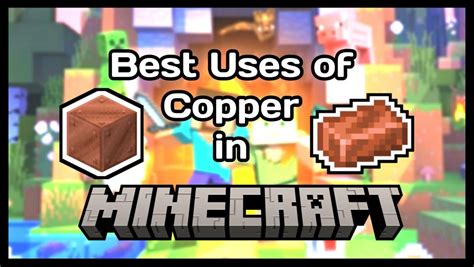 Best uses of Copper in Minecraft EliteCreatures 3D Model Shop