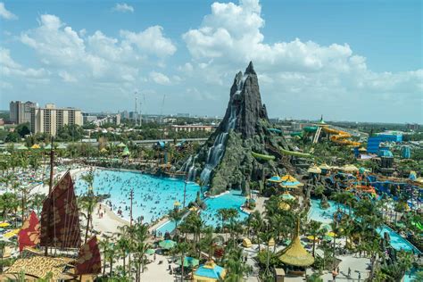Best water park in orlando. Universal's Volcano Bay is a water theme park that offers both thrills and relaxation in a tropical paradise. You can enjoy amazing rides, slides, and attractions, or relax in a private cabana or premium seating. Book your tickets online and experience the fun and excitement of Volcano Bay today. 