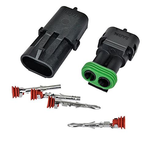 And for exterior connections, choose waterproof wire connectors t