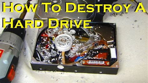 Best way to destroy a hard drive