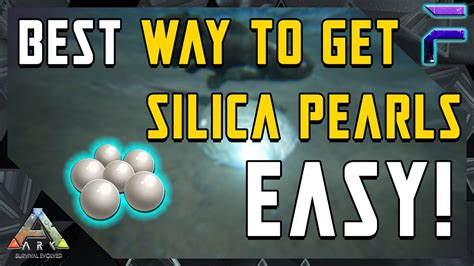 The fastest way to collect Silica Pearls is collecting the