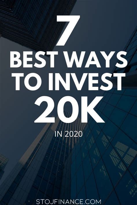 Best way to invest 20k. Read about the best investments right now. 1. Give your money a goal. Figuring out how to invest money starts with determining your investing goals, when you need or want to achieve them and your ... 