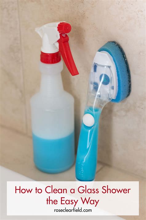 Best ways to clean shower. After I have completed a section of glass (working from top to bottom), I rinse out the scrubber and rinse the surface of the glass with water. You can do this ... 
