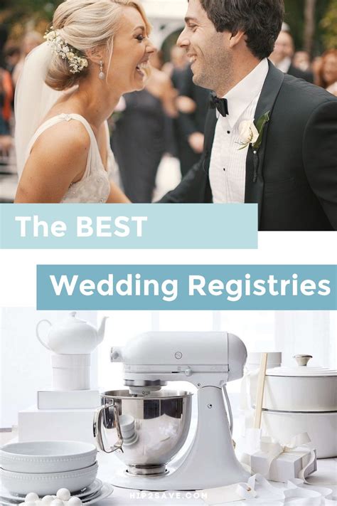 Best wedding registries. Best Wedding Registries. With a rich selection, helpful customer reviews, and many great perks, this is the ultimate wedding registry site. Free shipping at or above $35. Immense product selection. Completion discount (10 percent) is good for 90 days. The large number of product offerings can be overwhelming. 