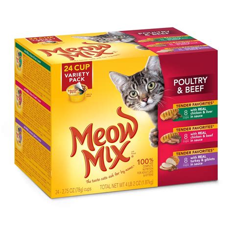 Best wet cat food. Purina Fancy Feast Gravy Lovers Poultry and Beef Gourmet Wet Cat Food Variety Pack - (Pack of 24) 3 oz. Cans. 36,918. 19 offers from $19.92. #3. SHEBA PERFECT PORTIONS Paté Adult Wet Cat Food Trays (24 Count, 48 Servings), Signature Seafood Entrée, Easy Peel Twin-Pack Trays. 
