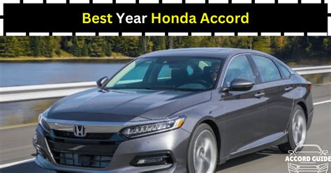 Best year for honda accord. The Accord has a high reliability rating of 80 out of 100 from J.D. Power with a three-year/36,000-mile limited warranty and powertrain coverage for five years/60,000 miles. Reliability and Safety ... 