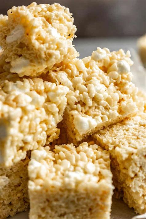 Best-Ever Rice Krispie Treats - Brown Eyed Baker