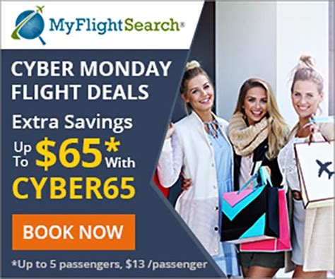 Best-ever Cyber Monday Travel Deals on MyFlightSearch