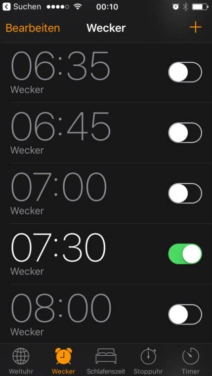 Beste Wecker App iOS