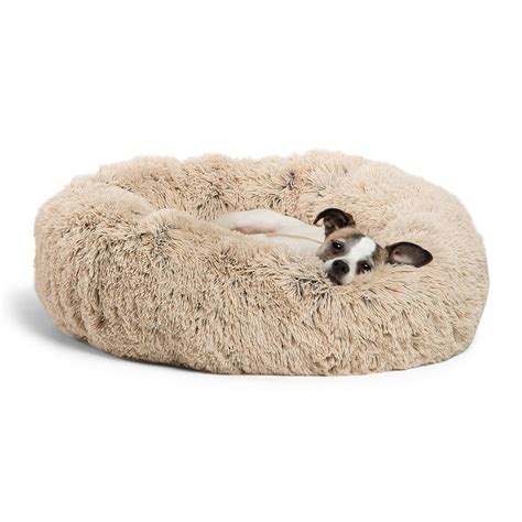 The fibers consist of premium white poly filling that keeps its loft for up to 3Xs longer than most standard fluffy pet beds. . Bestfriendsbysheri
