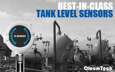 BestinClass Automatic Tank Level Sensors from OleumTech OleumTech