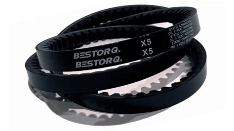 V-belts are used as mechanical links between two or more rotati